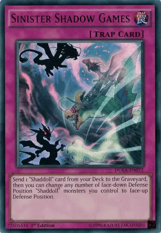 Sinister Shadow Games [DUEA-EN072] Ultra Rare - Doe's Cards