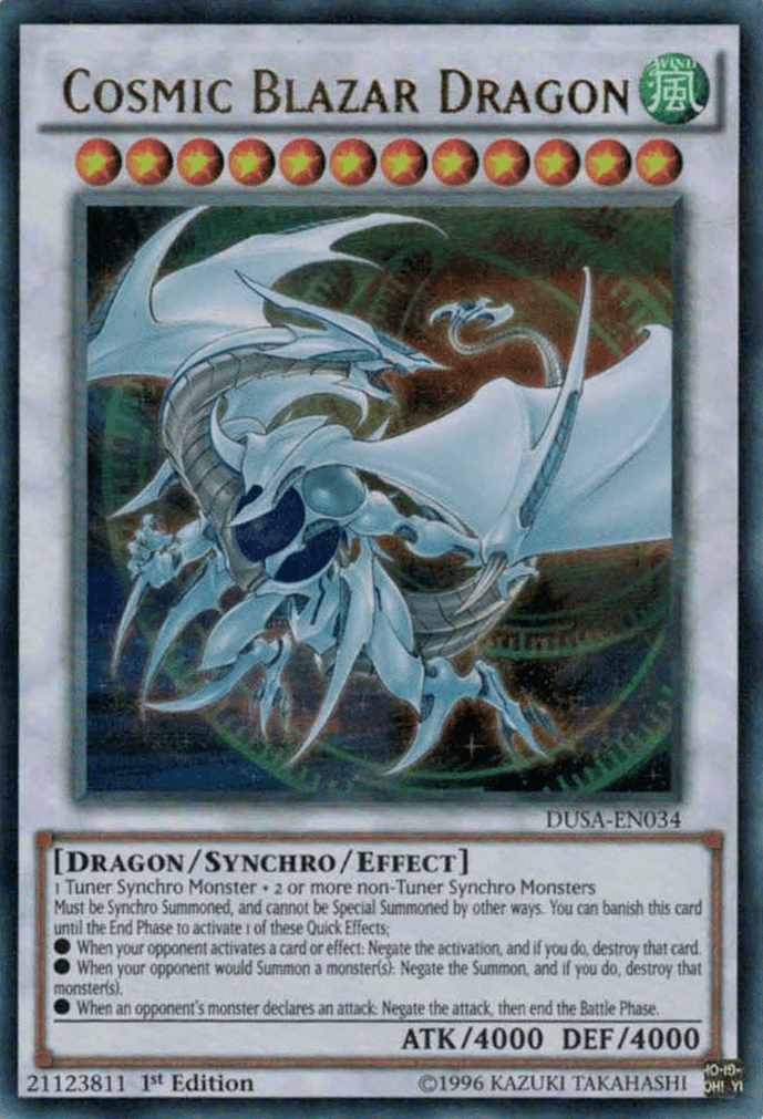 Cosmic Blazar Dragon [DUSA-EN034] Ultra Rare - Doe's Cards