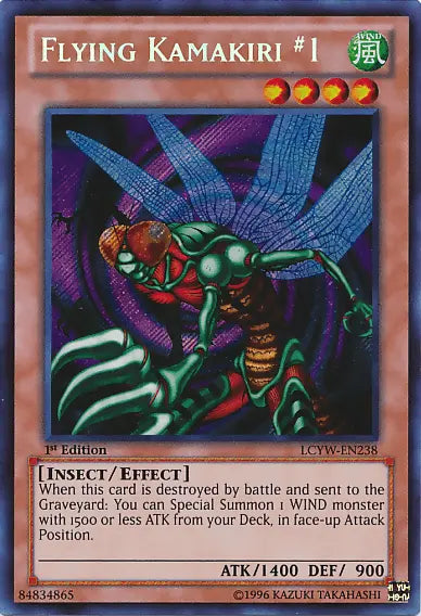 Flying Kamakiri #1 [LCYW-EN238] Secret Rare - Doe's Cards