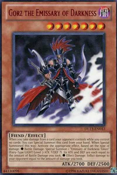Gorz the Emissary of Darkness (Red) [DL13-EN013] Rare - Doe's Cards