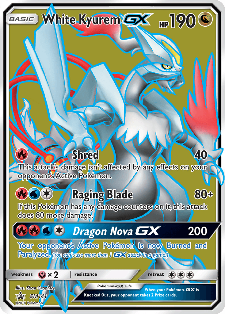 White Kyurem GX (SM141) [Sun & Moon: Black Star Promos] - Doe's Cards