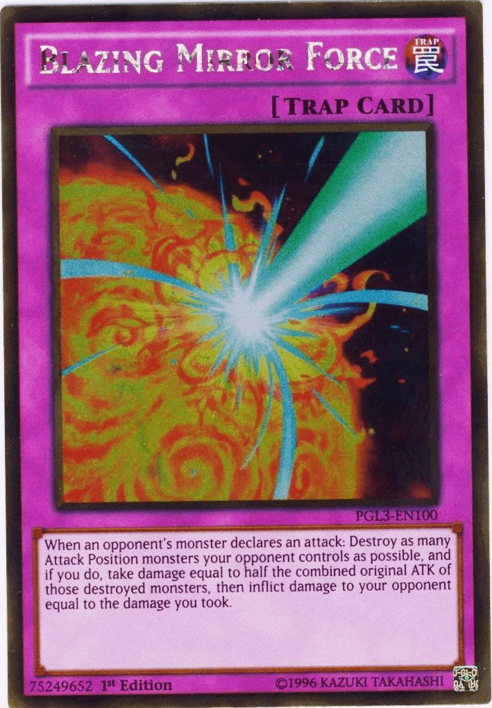 Blazing Mirror Force [PGL3-EN100] Gold Rare - Doe's Cards