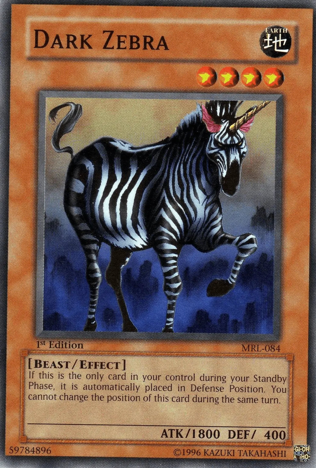 Dark Zebra [MRL-084] Common - Doe's Cards