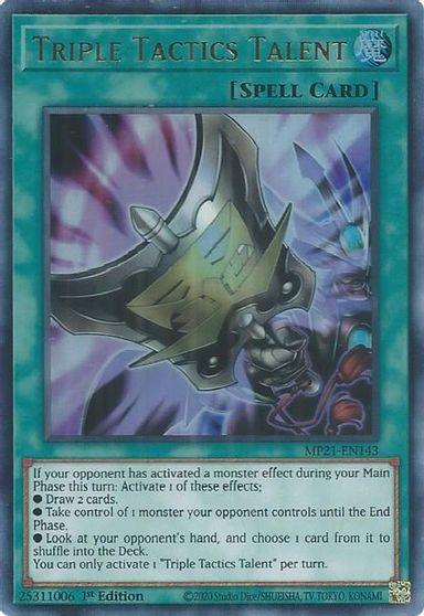 Triple Tactics Talent [MP21-EN143] Ultra Rare - Doe's Cards