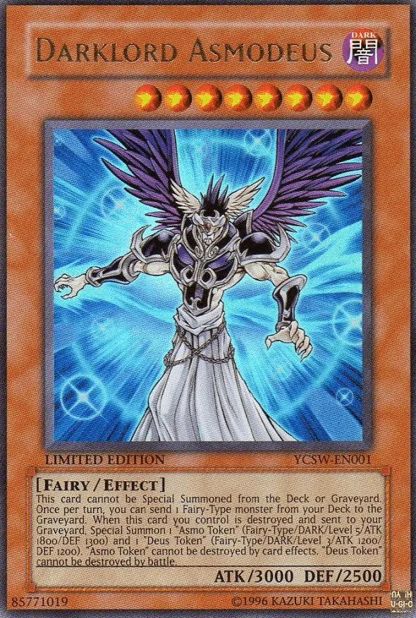 Darklord Asmodeus [YCSW-EN001] Ultra Rare - Doe's Cards