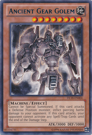 Ancient Gear Golem (Blue) [DL18-EN004] Rare - Doe's Cards