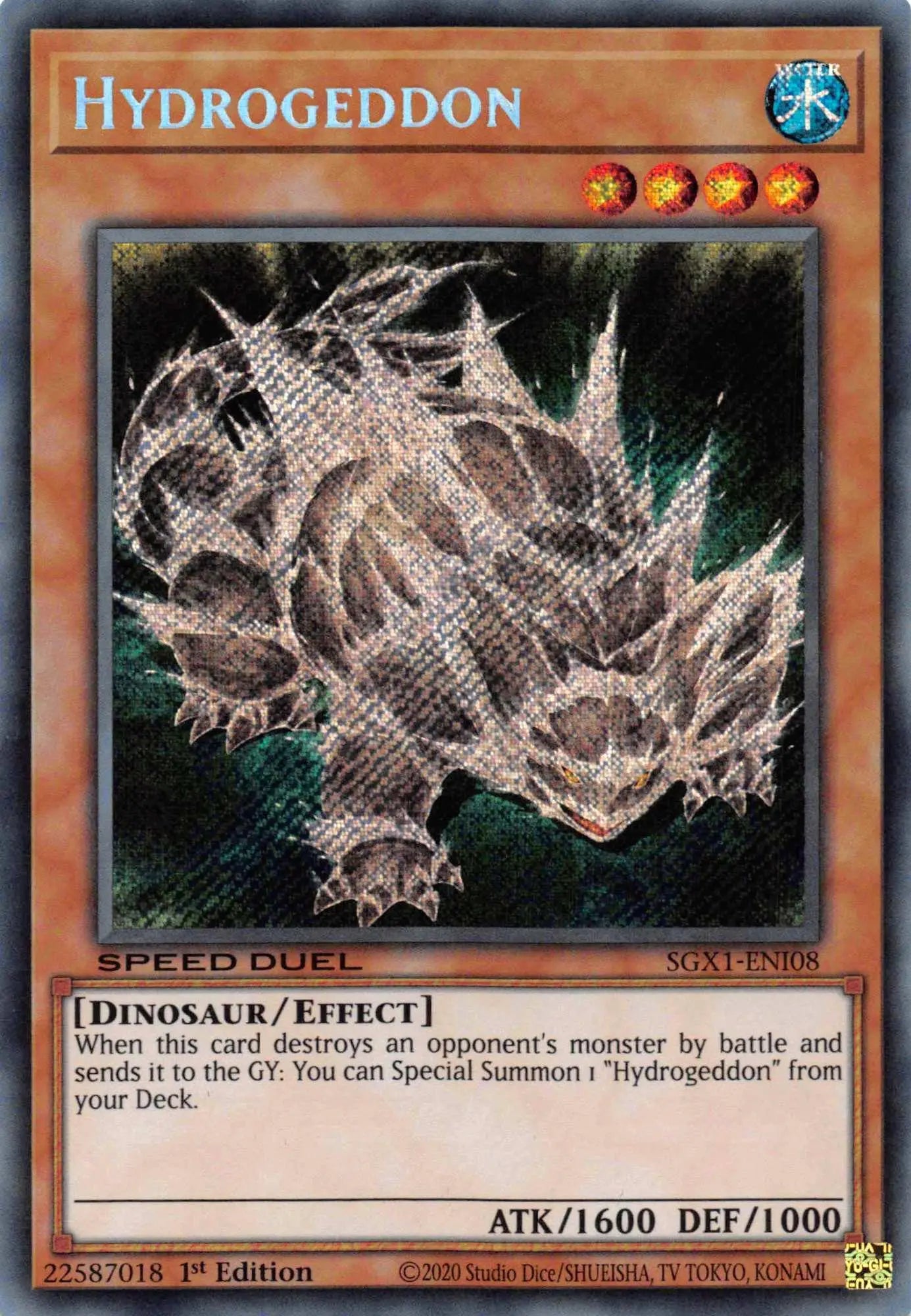 Hydrogeddon [SGX1-ENI08] Secret Rare - Doe's Cards