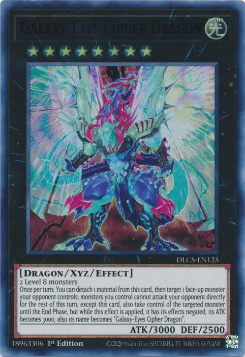 Galaxy-Eyes Cipher Dragon (Blue) [DLCS-EN125] Ultra Rare - Doe's Cards