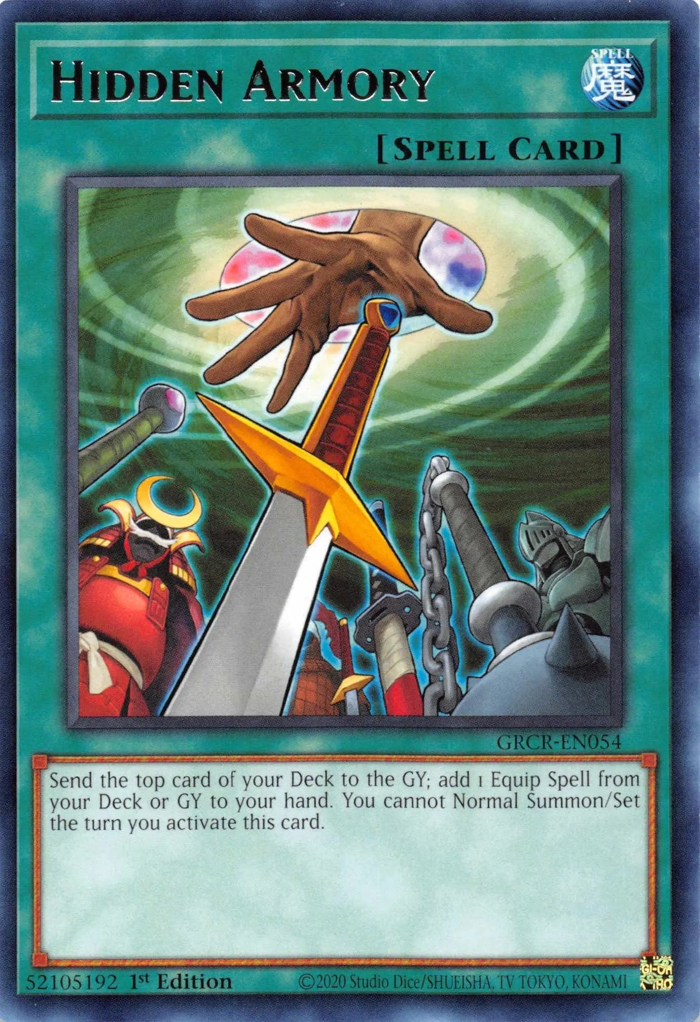 Hidden Armory [GRCR-EN054] Rare - Doe's Cards