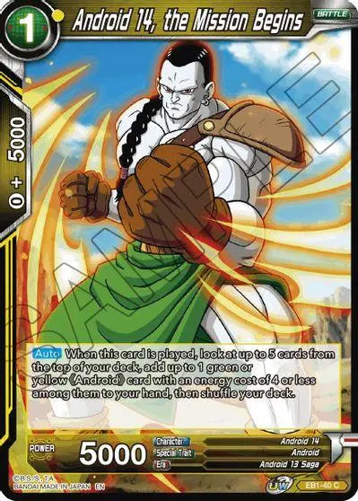 Android 14, the Mission Begins (EB1-40) [Battle Evolution Booster] - Doe's Cards