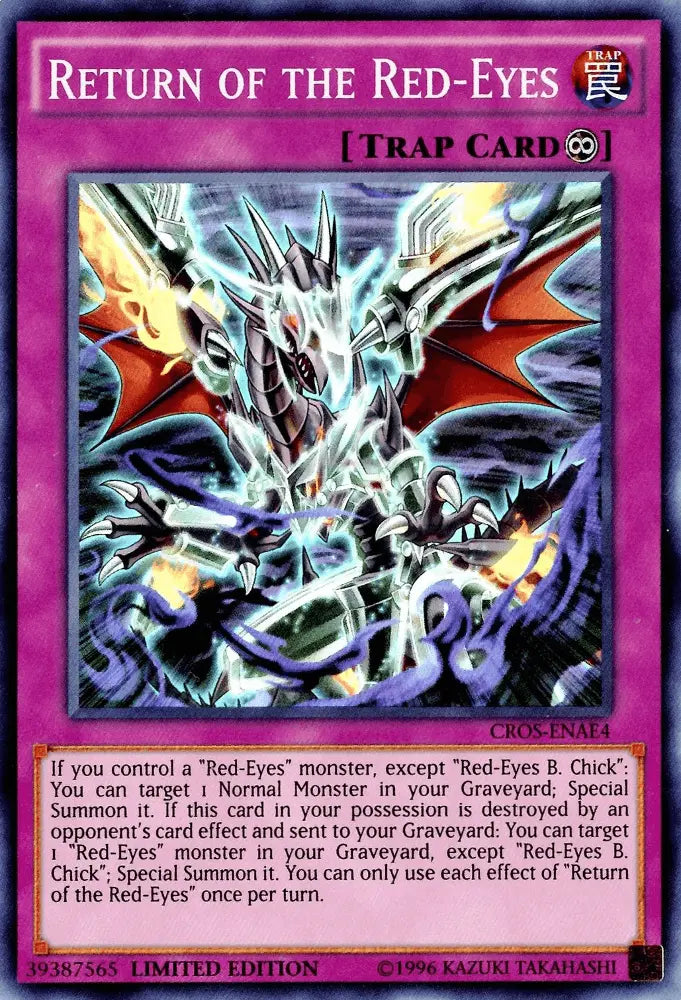 Return of the Red-Eyes [CROS-ENAE4] Super Rare - Doe's Cards