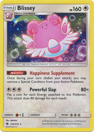 Blissey (153/214) (Cosmos Holo) [Sun & Moon: Lost Thunder] - Doe's Cards
