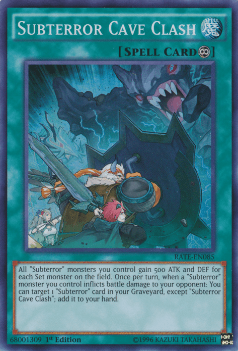 Subterror Cave Clash [RATE-EN085] Super Rare - Doe's Cards