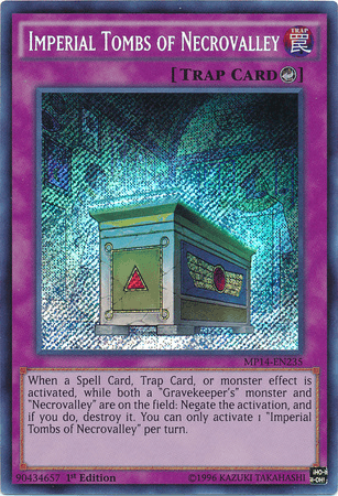 Imperial Tombs of Necrovalley [MP14-EN235] Secret Rare - Doe's Cards