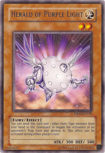 Herald of Purple Light [DR04-EN199] Rare - Doe's Cards