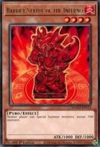 Barrier Statue of the Inferno [MAGO-EN113] Rare - Doe's Cards