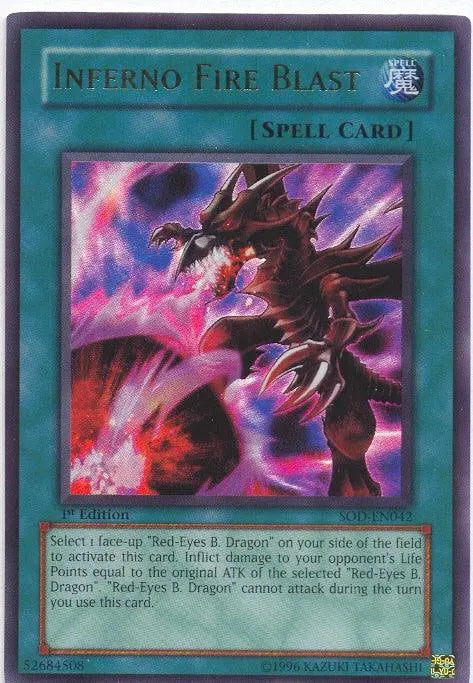 Inferno Fire Blast [SOD-EN042] Ultra Rare - Doe's Cards