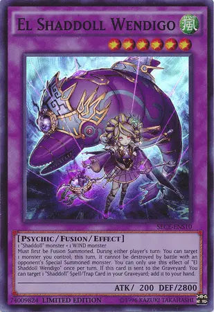 El Shaddoll Wendigo [SECE-ENS10] Super Rare - Doe's Cards