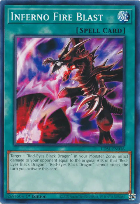 Inferno Fire Blast [LDS1-EN016] Common - Doe's Cards