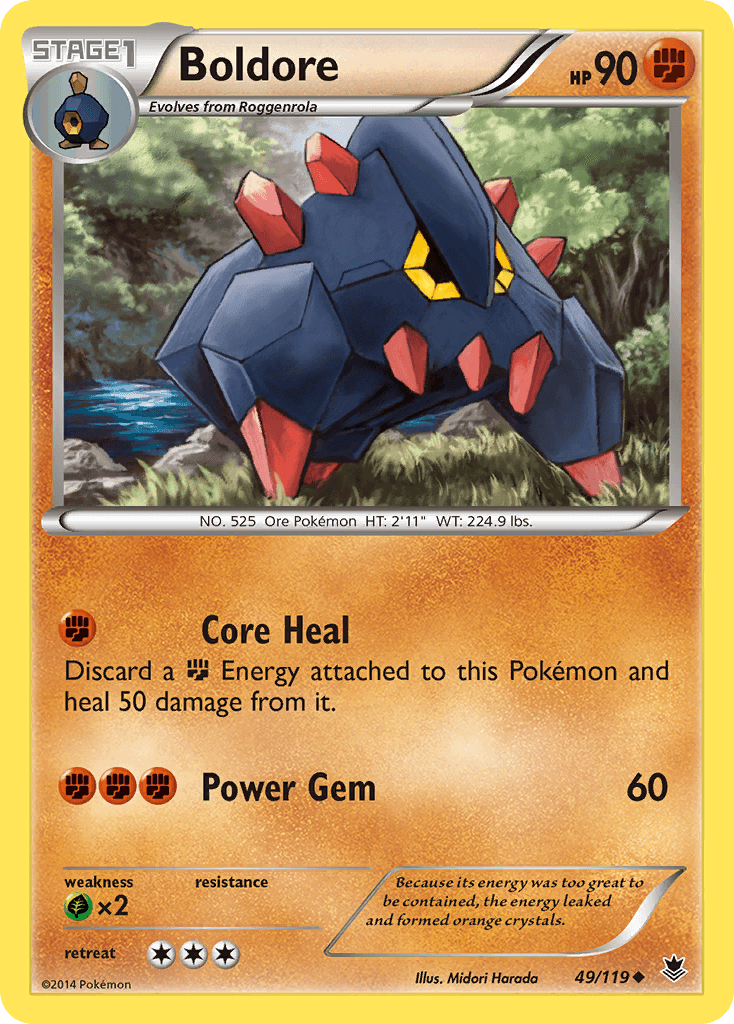 Boldore (49/119) [XY: Phantom Forces] - Doe's Cards