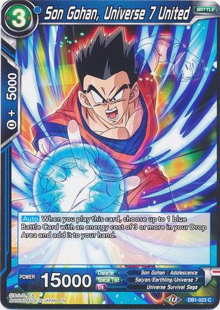 Son Gohan, Universe 7 United (DB1-023) [Dragon Brawl] - Doe's Cards