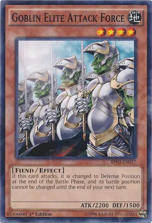 Goblin Elite Attack Force [BP03-EN017] Shatterfoil Rare - Doe's Cards