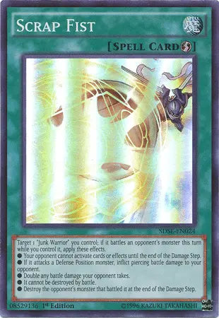 Scrap Fist [SDSE-EN024] Super Rare - Doe's Cards
