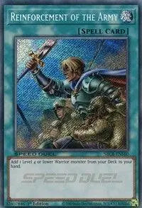 Reinforcement of the Army (Secret) [SBCB-EN160] Secret Rare - Doe's Cards