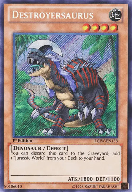 Destroyersaurus [LCJW-EN158] Secret Rare - Doe's Cards