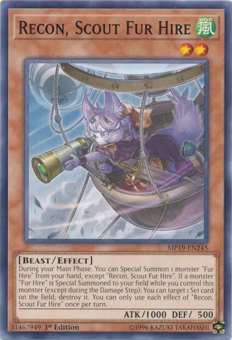 Recon, Scout Fur Hire [MP19-EN245] Common - Doe's Cards