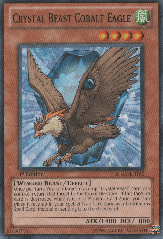 Crystal Beast Cobalt Eagle [LCGX-EN160] Common - Doe's Cards