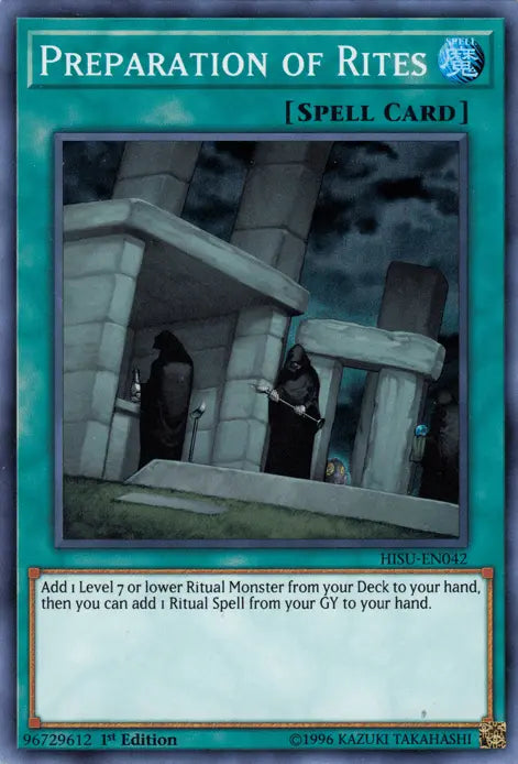 Preparation of Rites [HISU-EN042] Super Rare - Doe's Cards
