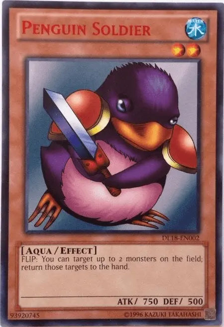 Penguin Soldier (Red - DL18) [DL18-EN002] Rare - Doe's Cards