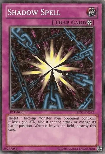 Shadow Spell [BP01-EN092] Starfoil Rare - Doe's Cards