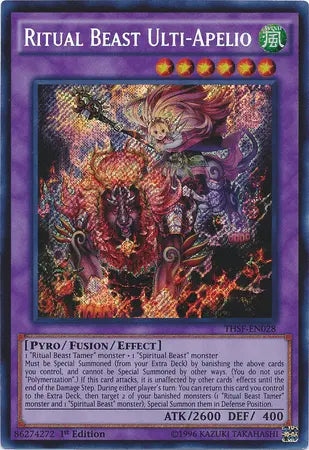 Ritual Beast Ulti-Apelio [THSF-EN028] Secret Rare - Doe's Cards