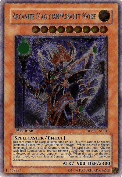 Arcanite Magician/Assault Mode [CRMS-EN021] Ultimate Rare - Doe's Cards