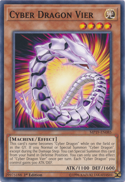 Cyber Dragon Vier [MP19-EN085] Common - Doe's Cards