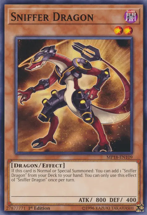 Sniffer Dragon [MP18-EN109] Common - Doe's Cards