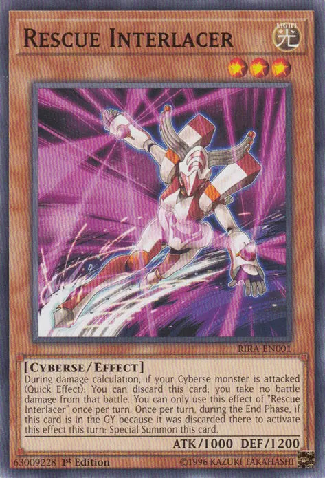 Rescue Interlacer [RIRA-EN001] Common - Doe's Cards