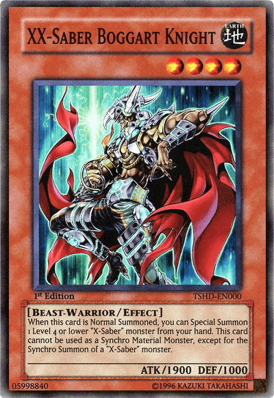 XX-Saber Boggart Knight [TSHD-EN000] Super Rare - Doe's Cards