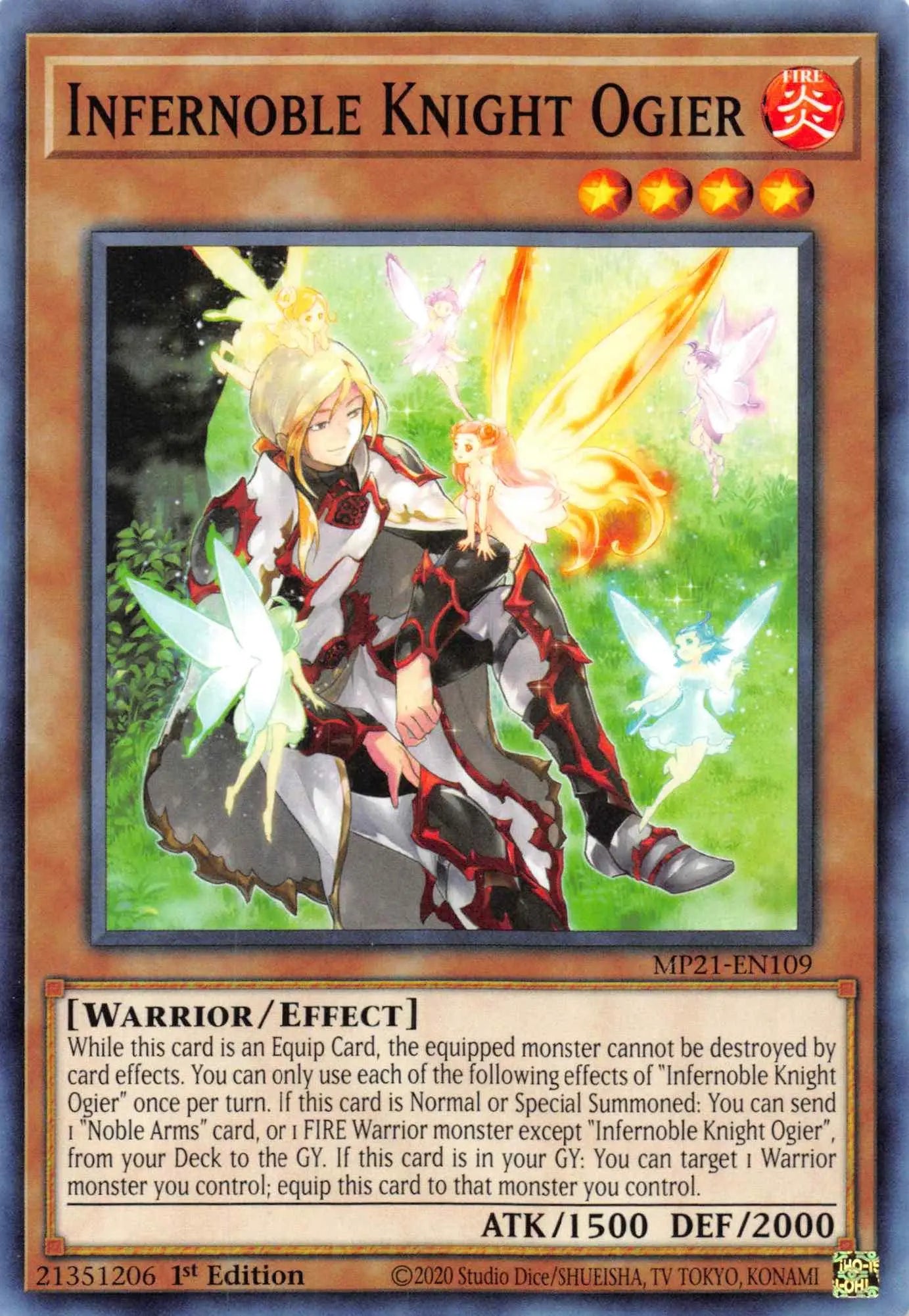 Infernoble Knight Ogier [MP21-EN109] Common - Doe's Cards