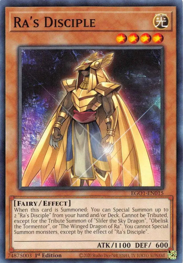 Ra's Disciple [EGO1-EN015] Common - Doe's Cards