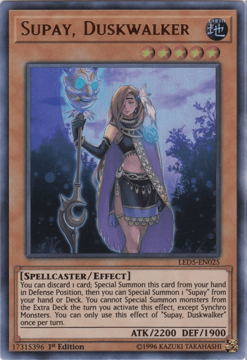 Supay, Duskwalker [LED5-EN025] Ultra Rare - Doe's Cards