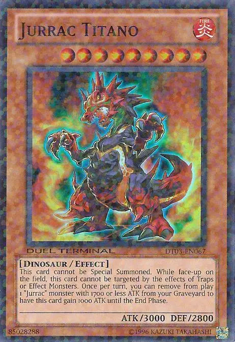 Jurrac Titano [DT03-EN067] Super Rare - Doe's Cards