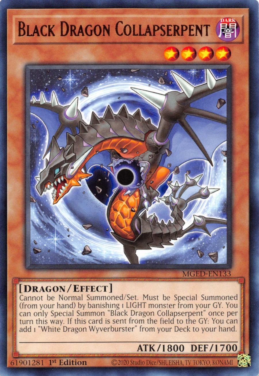 Black Dragon Collapserpent [MGED-EN133] Rare - Doe's Cards