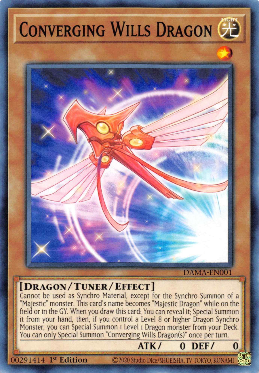 Convergging Wills Dragon [DAMA-EN001] Common - Doe's Cards