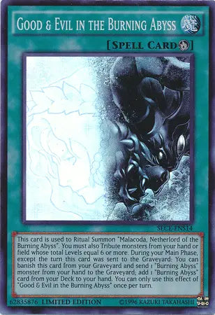 Good & Evil in the Burning Abyss [SECE-ENS14] Super Rare - Doe's Cards