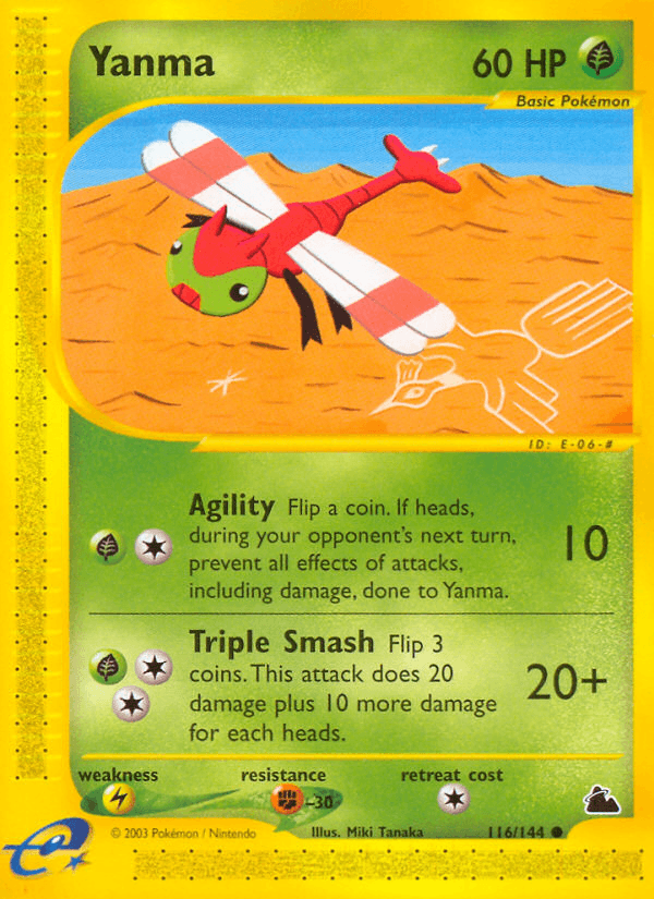 Yanma (116/144) [Skyridge] - Doe's Cards