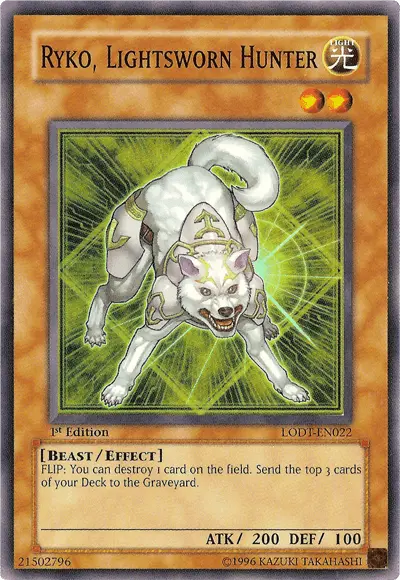 Ryko, Lightsworn Hunter [LODT-EN022] Super Rare - Doe's Cards