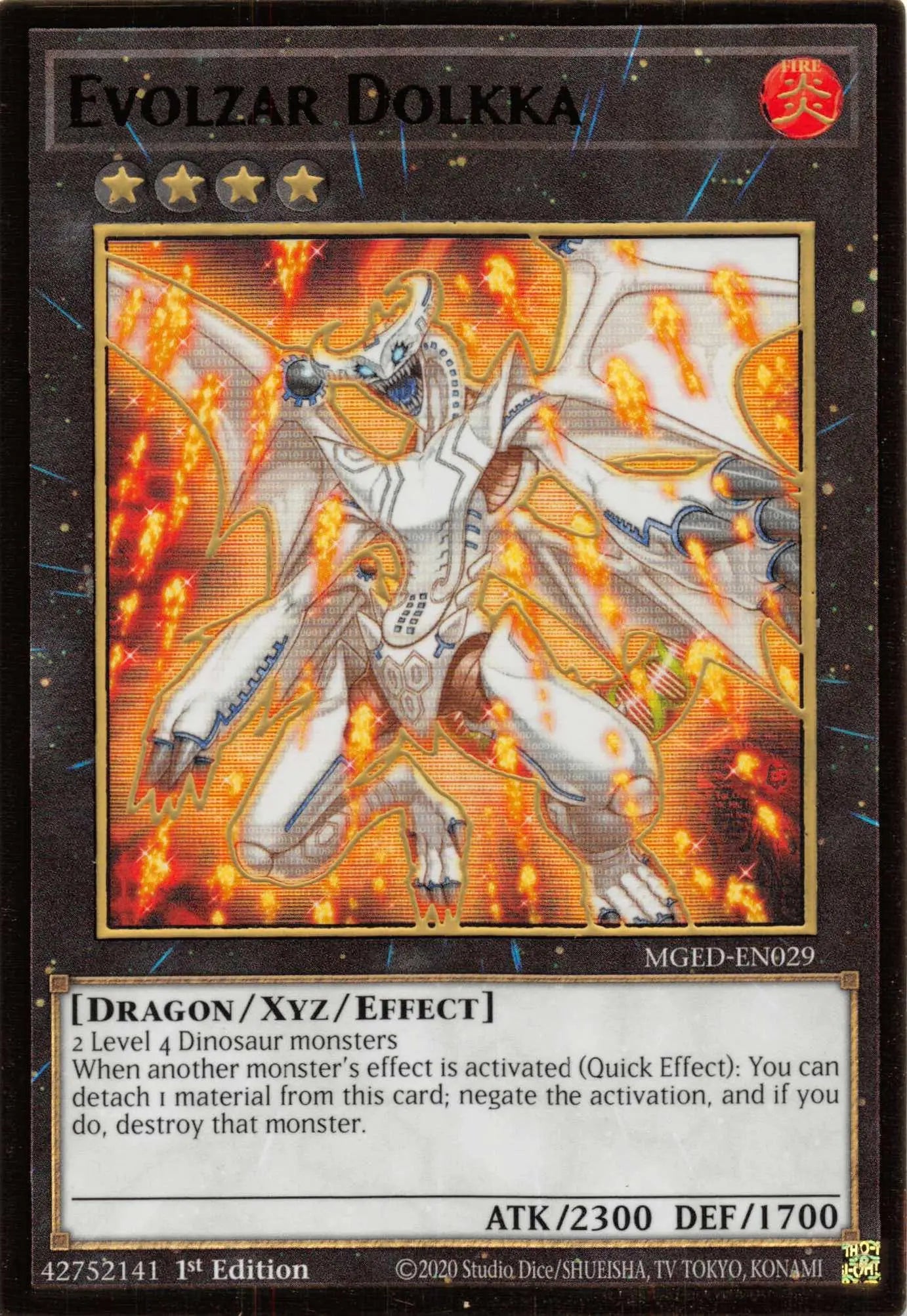 Evolzar Dolkka [MGED-EN029] Gold Rare - Doe's Cards